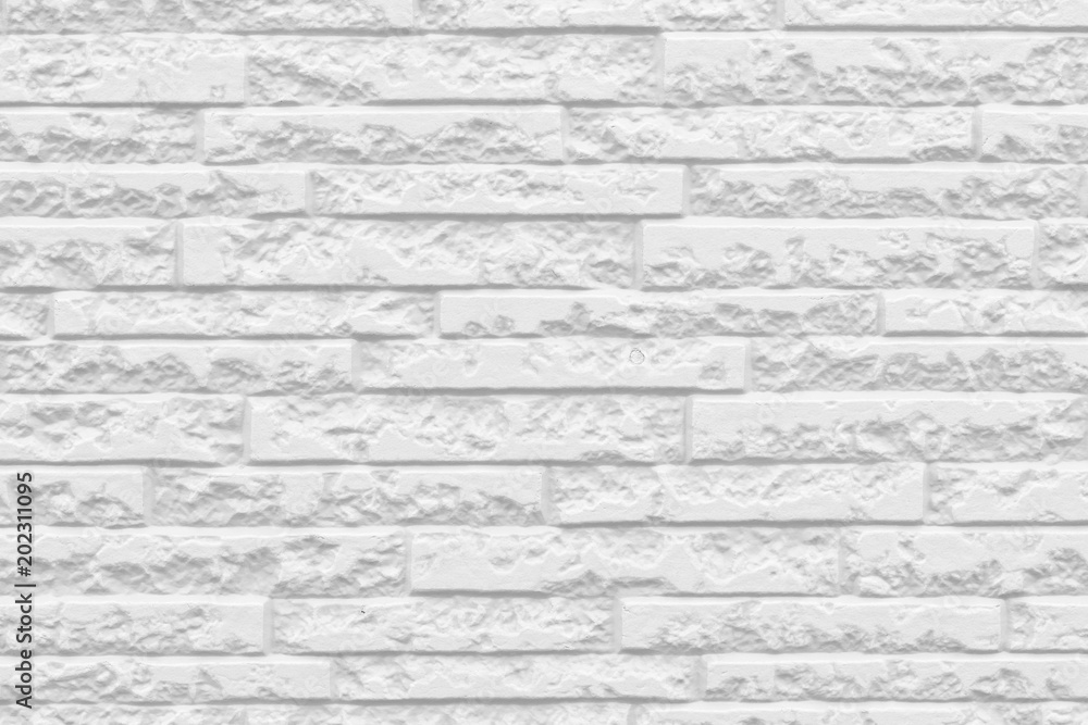 Classic white interior wall tile background