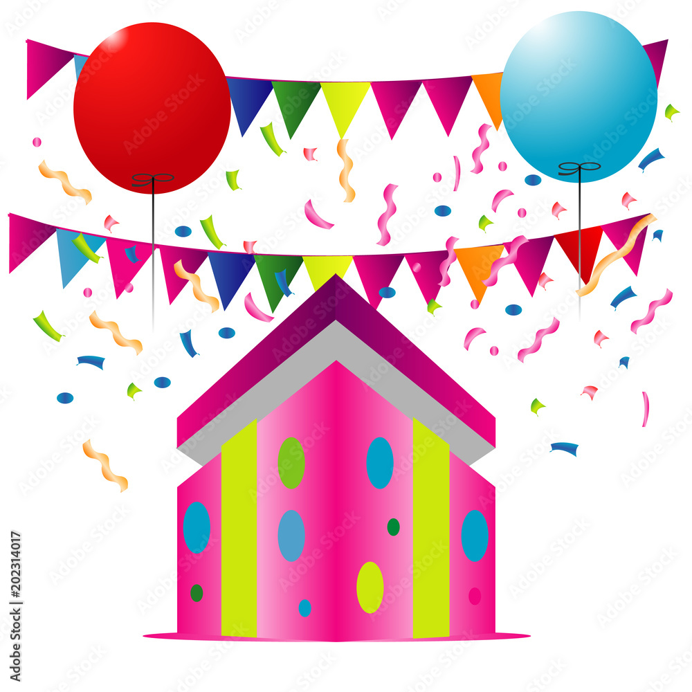 happy birthday design for greeting card invitation card birthday card
