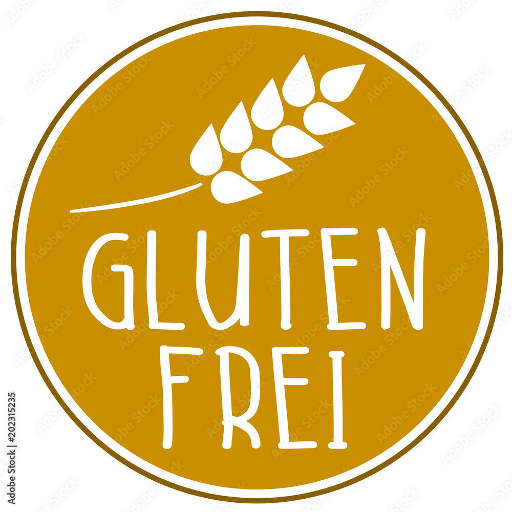 Label Icon Glutenfrei Gluten Stock Illustration Adobe Stock