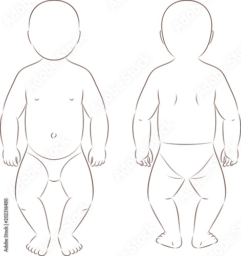 Baby body figure