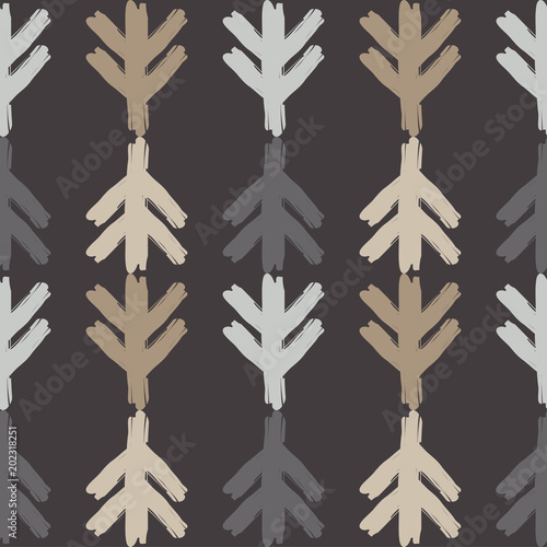 Seamless geometric pattern. The texture of the strips. Brushwork. Scribble texture. Textile rapport.