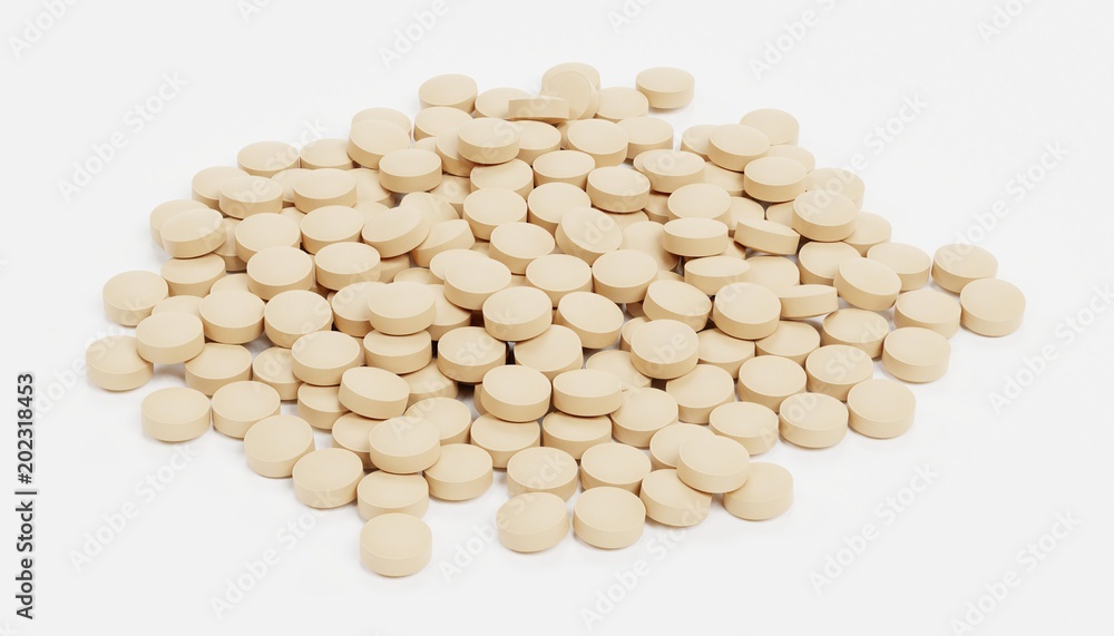 Realistic 3D Render of Pills (Medicine) Realistic 3D Render of Pills (Medicine)