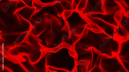 abstract modern futuristic background red
