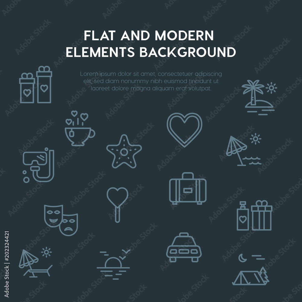 travel, valentine outline vector icons and elements background concept on dark background.Multipurpose use on websites, presentations, brochures and more travel, valentine outline vector icons and elements background concept on dark background.Multipurpose use on websites, presentations, brochures and more