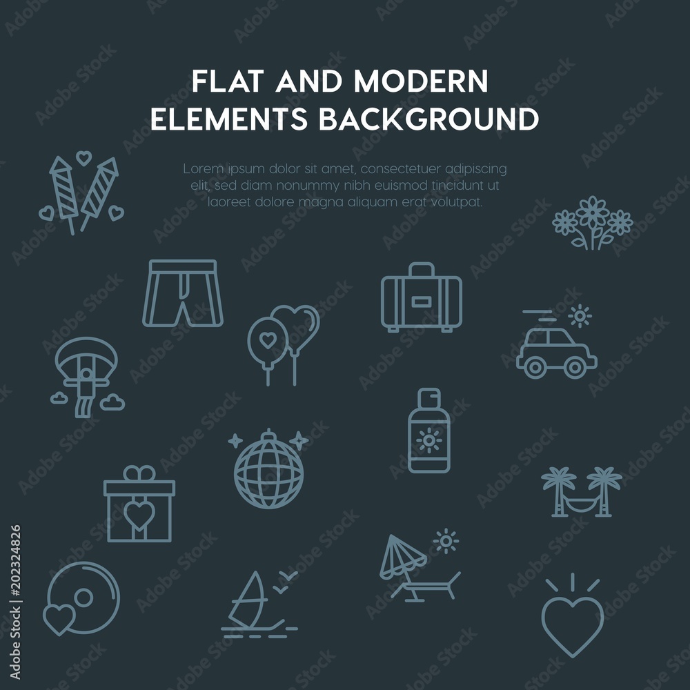 travel, valentine outline vector icons and elements background concept on dark background.Multipurpose use on websites, presentations, brochures and more travel, valentine outline vector icons and elements background concept on dark background.Multipurpose use on websites, presentations, brochures and more
