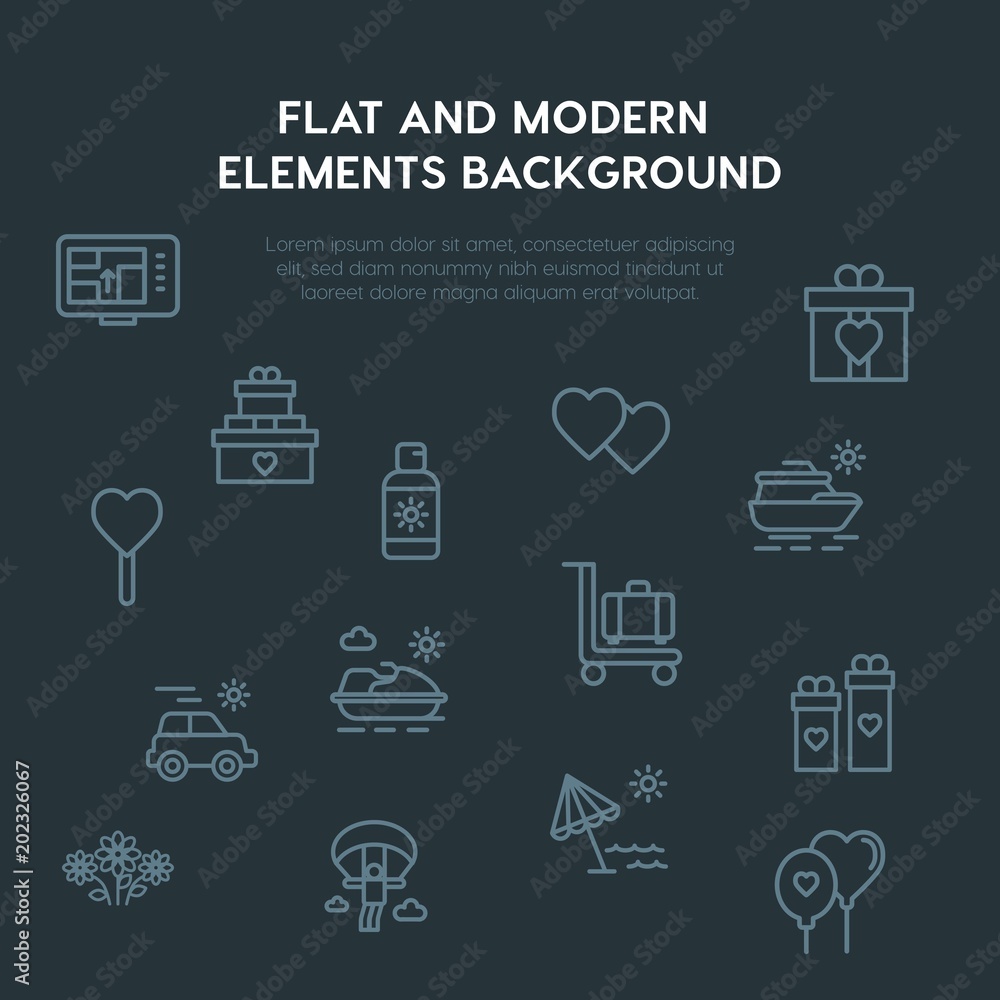 travel, valentine outline vector icons and elements background concept on dark background.Multipurpose use on websites, presentations, brochures and more travel, valentine outline vector icons and elements background concept on dark background.Multipurpose use on websites, presentations, brochures and more