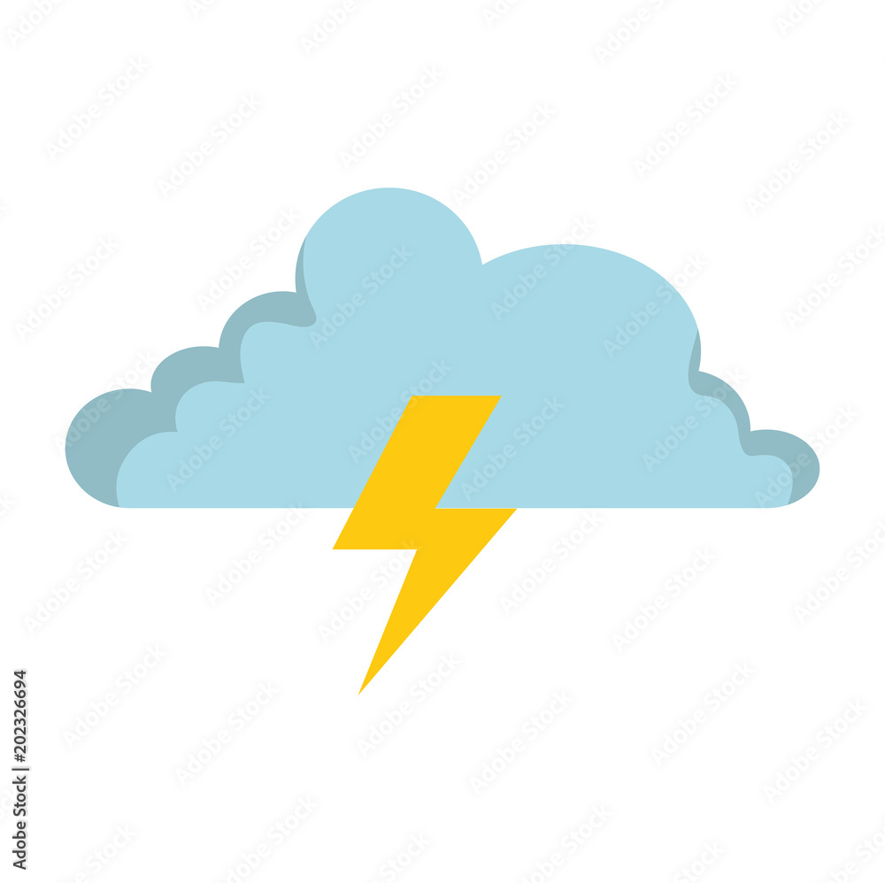 cloud weather with rays vector illustration design cloud weather with rays vector illustration design
