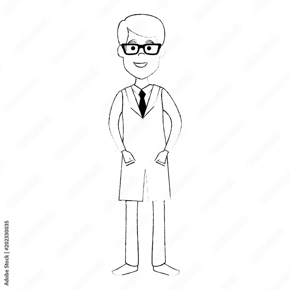 doctor professional avatar character vector illustration design doctor professional avatar character vector illustration design