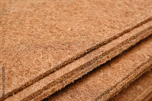 coconut coir pressed at the factory