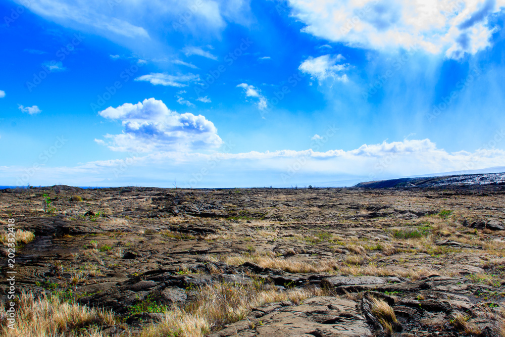 Lava fields on Hawaii