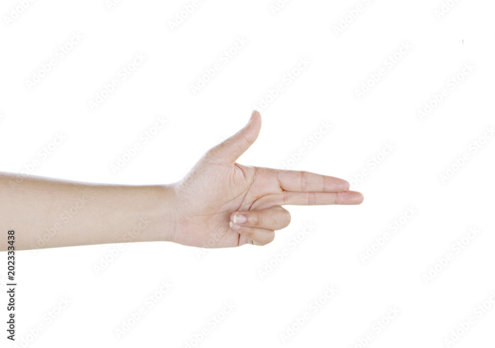 Woman hand isolated on white background Woman hand isolated on white background