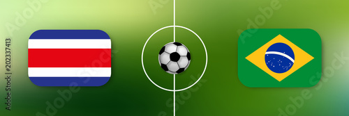 Free Download Fußball - Costa Rica gegen Brasilien - GFXLoad