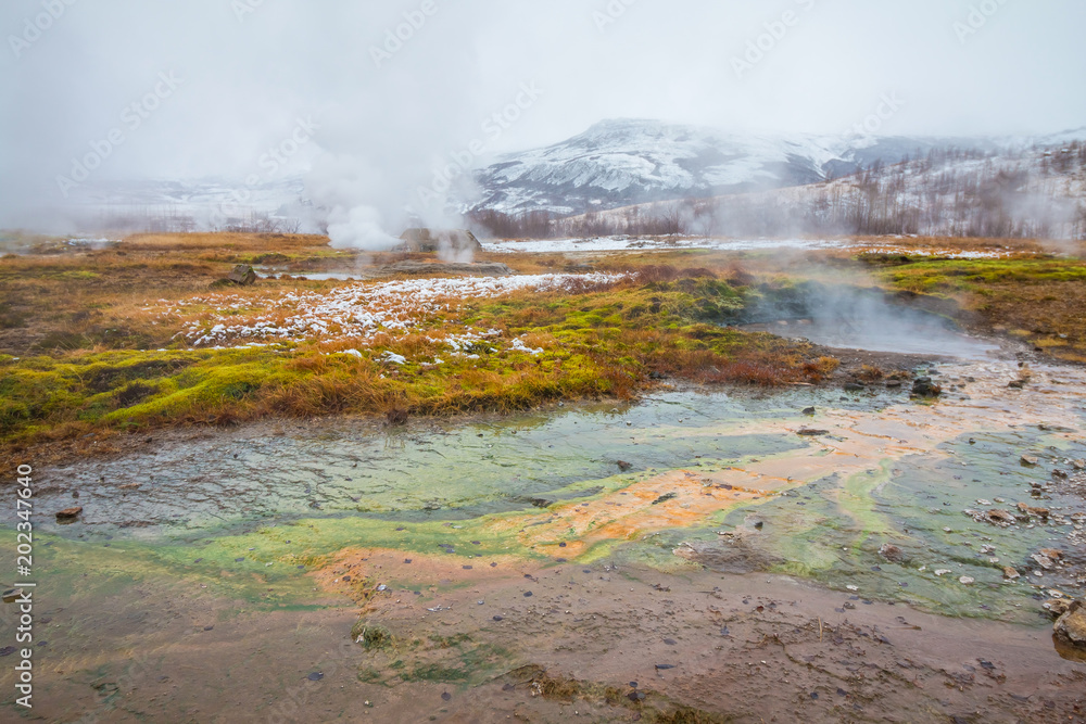 The Great Geysir, is a geyser in southwestern Iceland