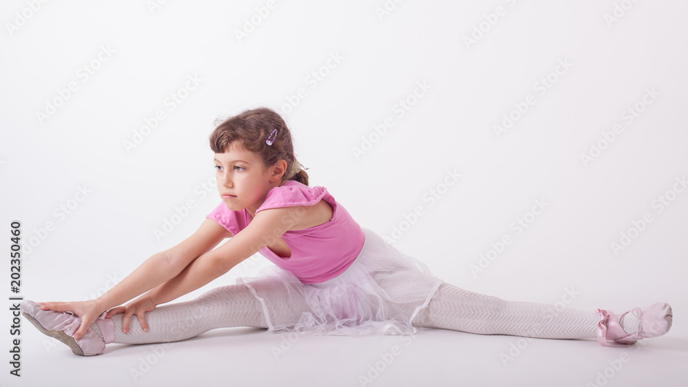 Beautiful young ballerina girl dancing Beautiful young ballerina girl dancing
