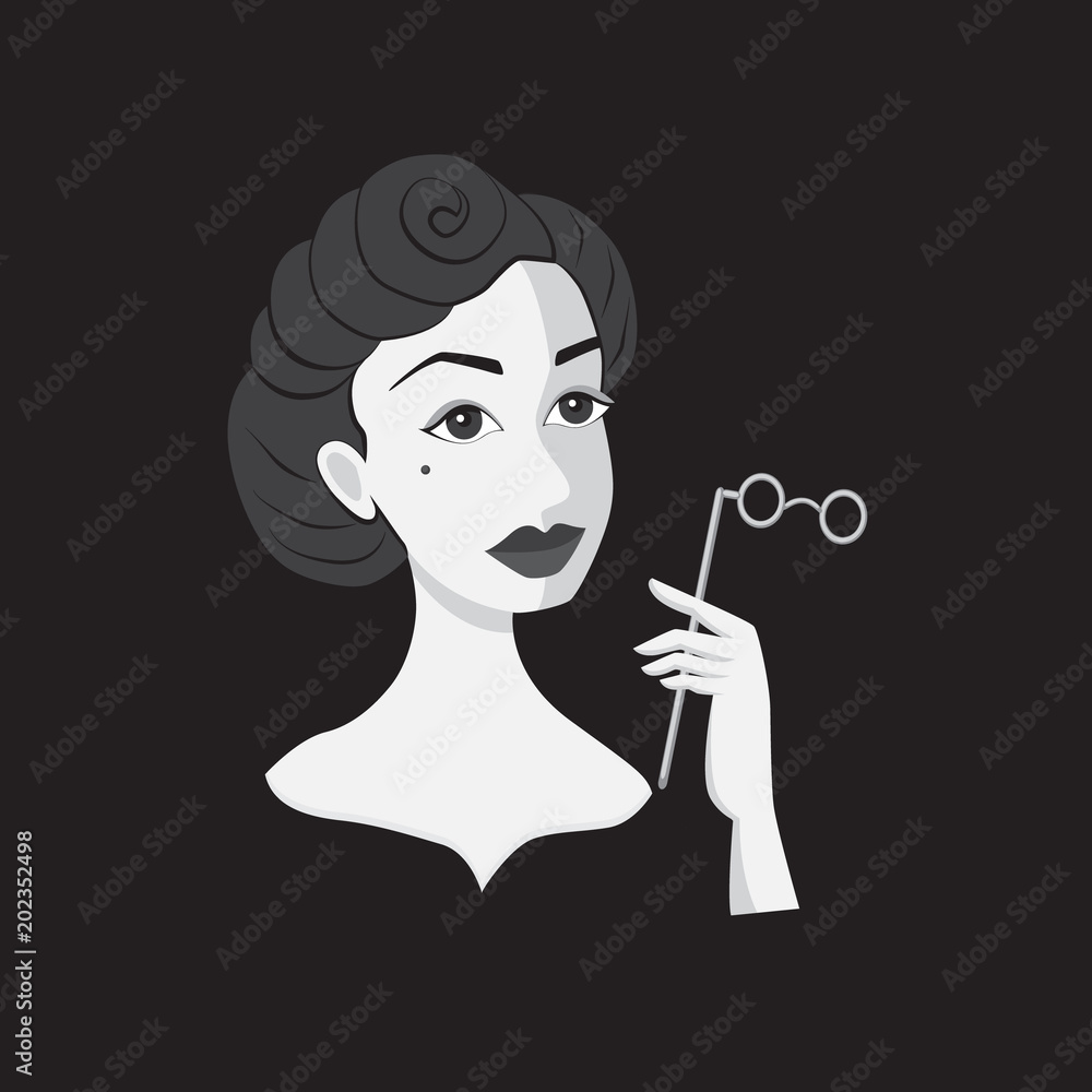 Φωτογραφία Lady with Lorgnette