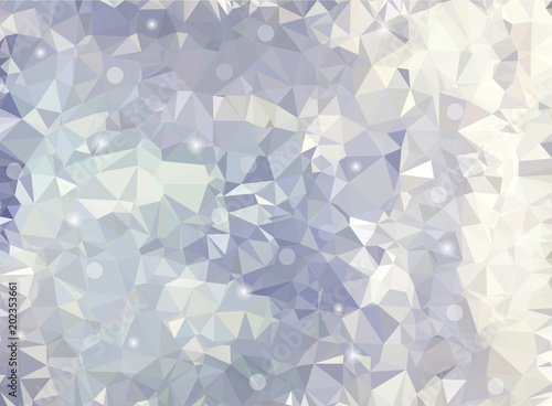 Vector abstract triangulated background