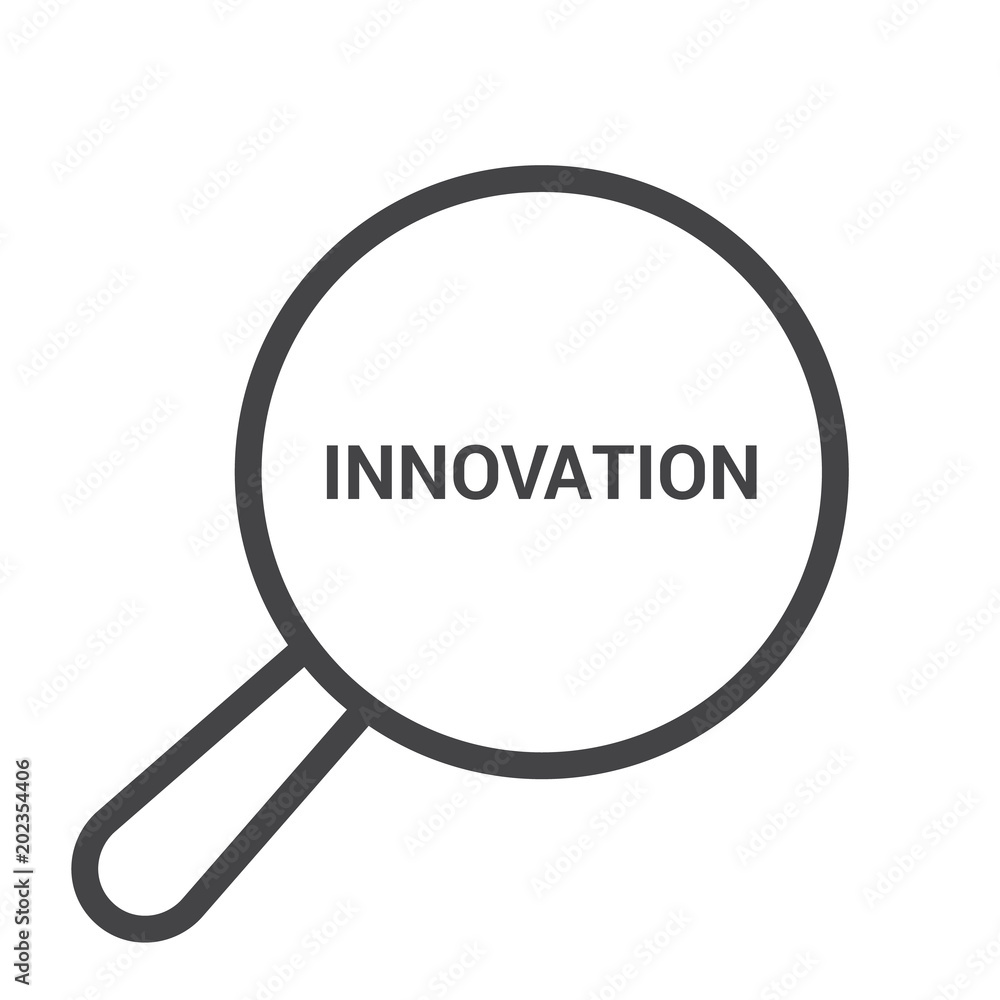 Magnifying Optical Glass With Words Innovation Magnifying Optical Glass With Words Innovation