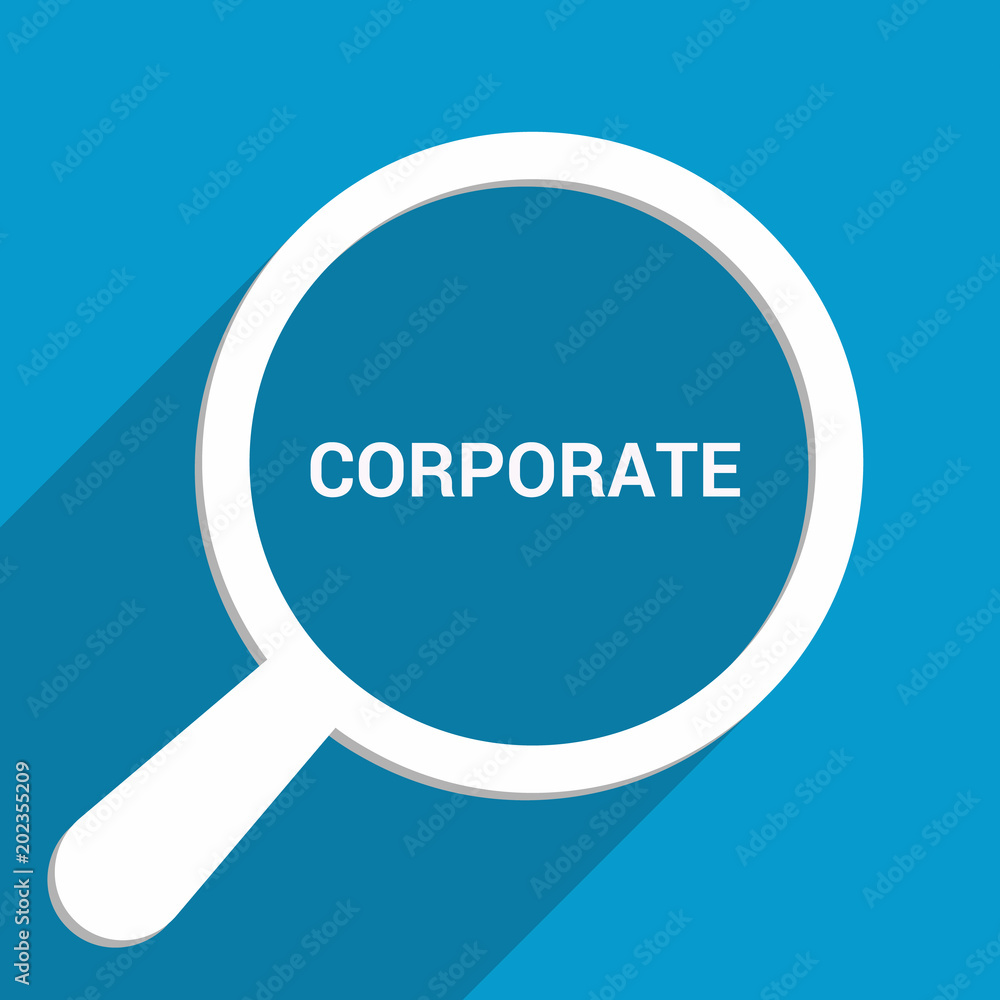 Magnifying Optical Glass With Words Corporate Magnifying Optical Glass With Words Corporate