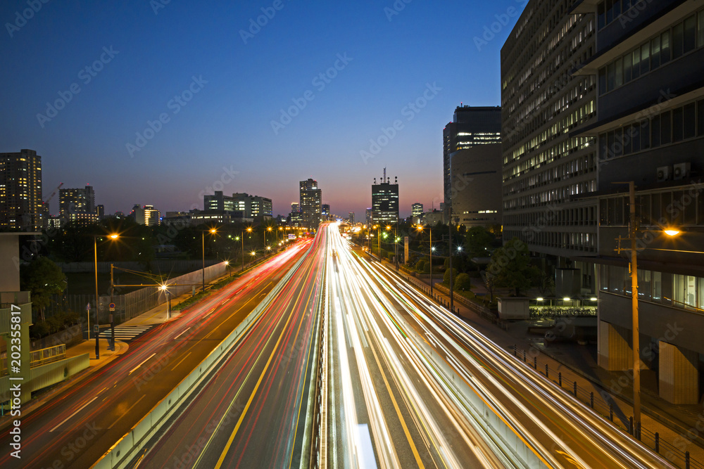 Obraz premium 高速道路