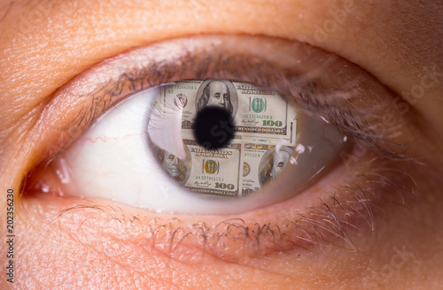 Fotografie, Obraz Closeup image of a woman eye