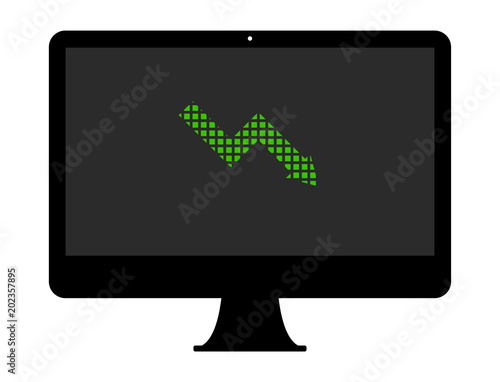 Pixel Icon PC - Abstieg