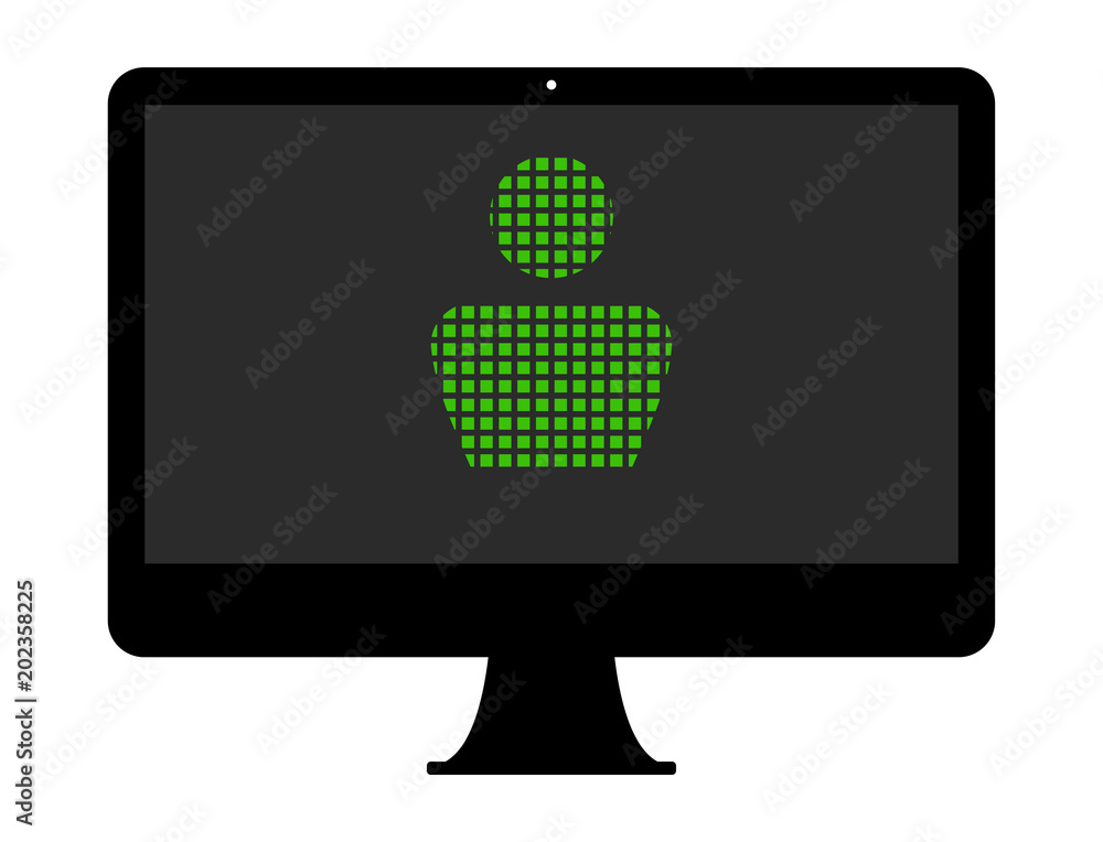 Pixel Icon PC - Person Pixel Icon PC - Person