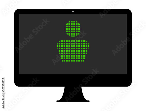 Pixel Icon PC - Person