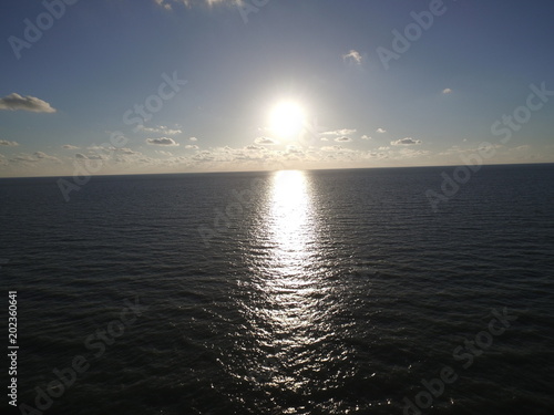 Fototapeta Naklejka Na Ścianę i Meble -  Drone photography of Sunsets Naples Florida Beach