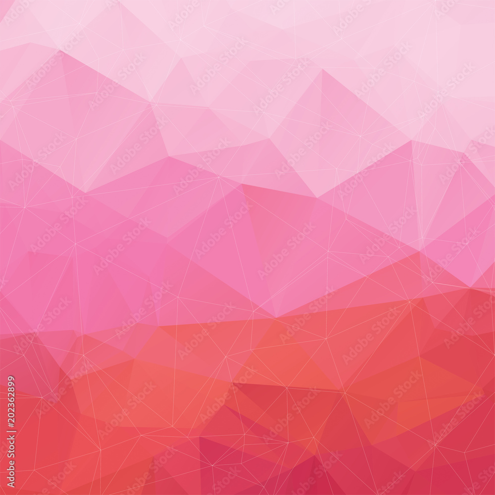 Obraz premium Abstract pink tone Lowpoly Vector background illustration eps10