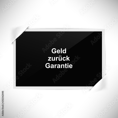 Foto Rahmen Querformat - Geld zurück Garantie