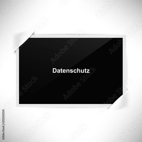 Foto Rahmen Querformat - Datenschutz