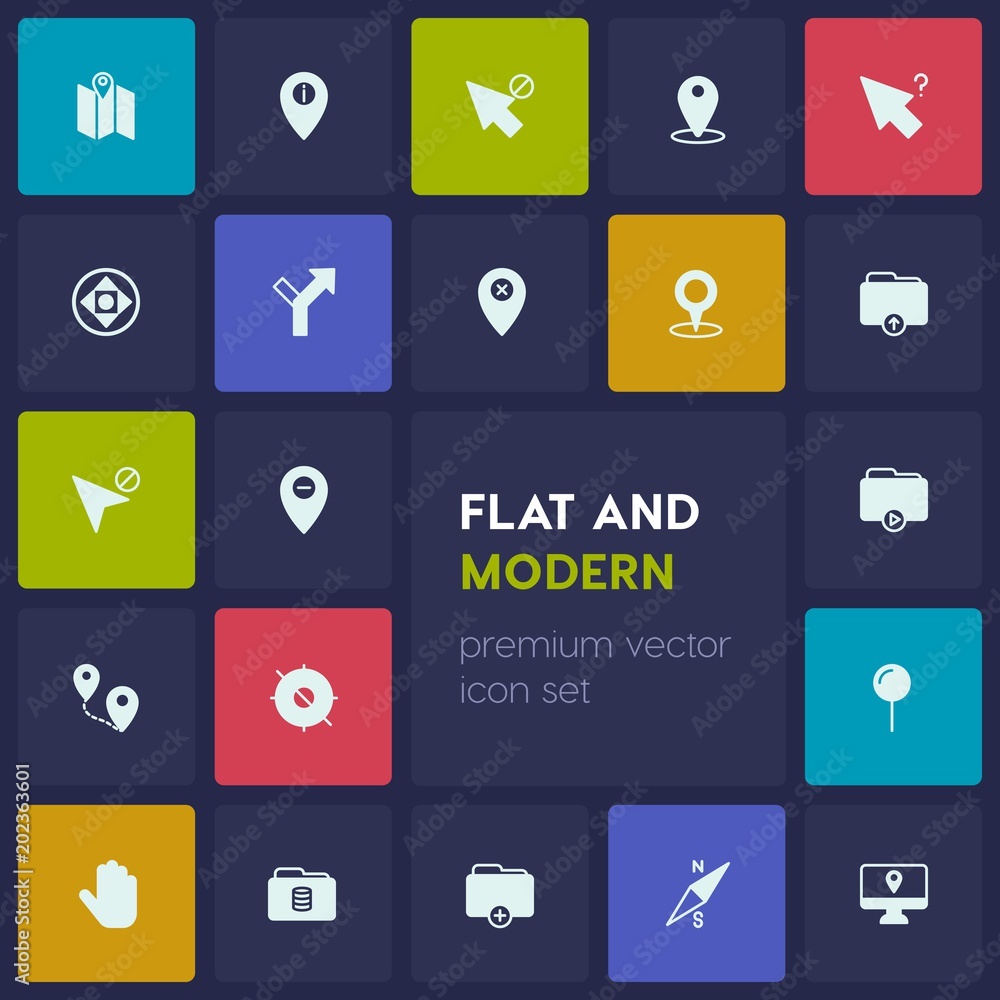 Modern Simple Set of location, folder, cursors Vector fill Icons. Contains such Icons as location, cursor, hand, information, scroll, video and more on dark background. Fully Editable. Pixel Perfect Modern Simple Set of location, folder, cursors Vector fill Icons. Contains such Icons as location, cursor, hand, information, scroll, video and more on dark background. Fully Editable. Pixel Perfect
