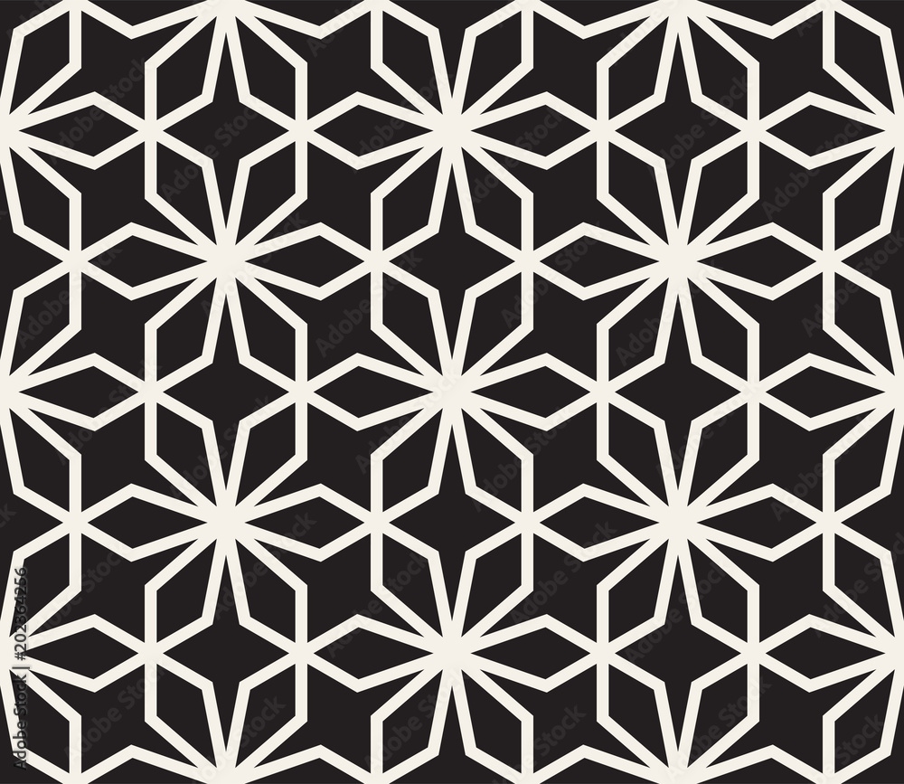 Vector seamless geometric pattern. Simple abstract lines lattice. Repeating elements stylish background Vector seamless geometric pattern. Simple abstract lines lattice. Repeating elements stylish background