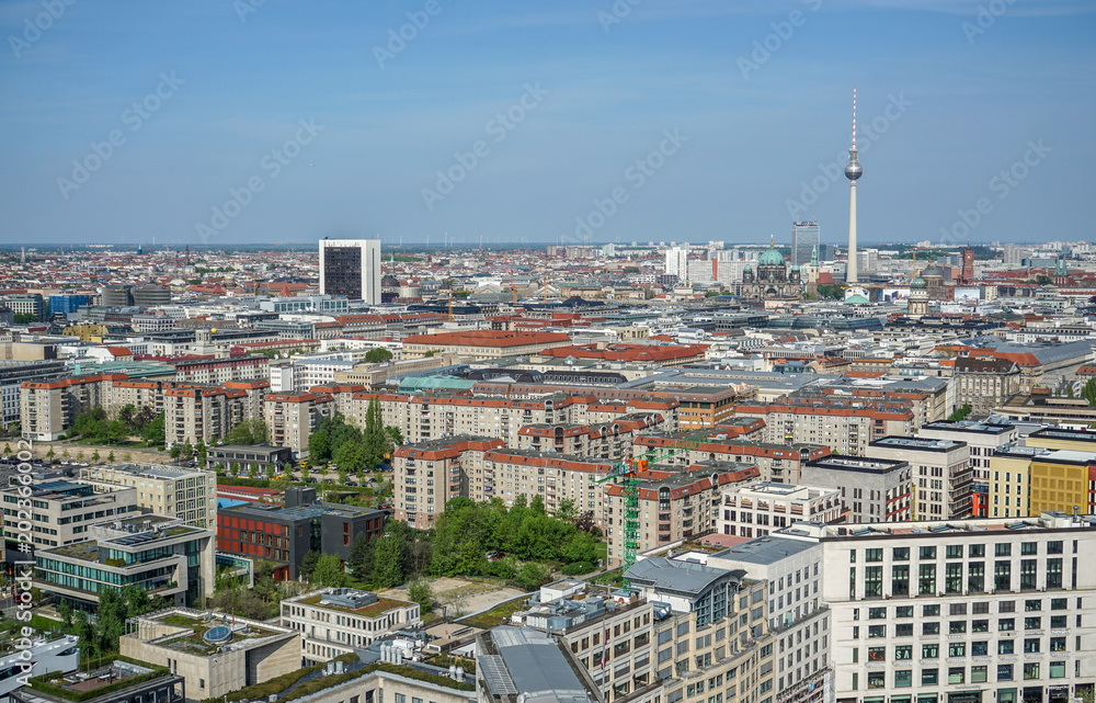 Panoramica sul centro città di Berlino