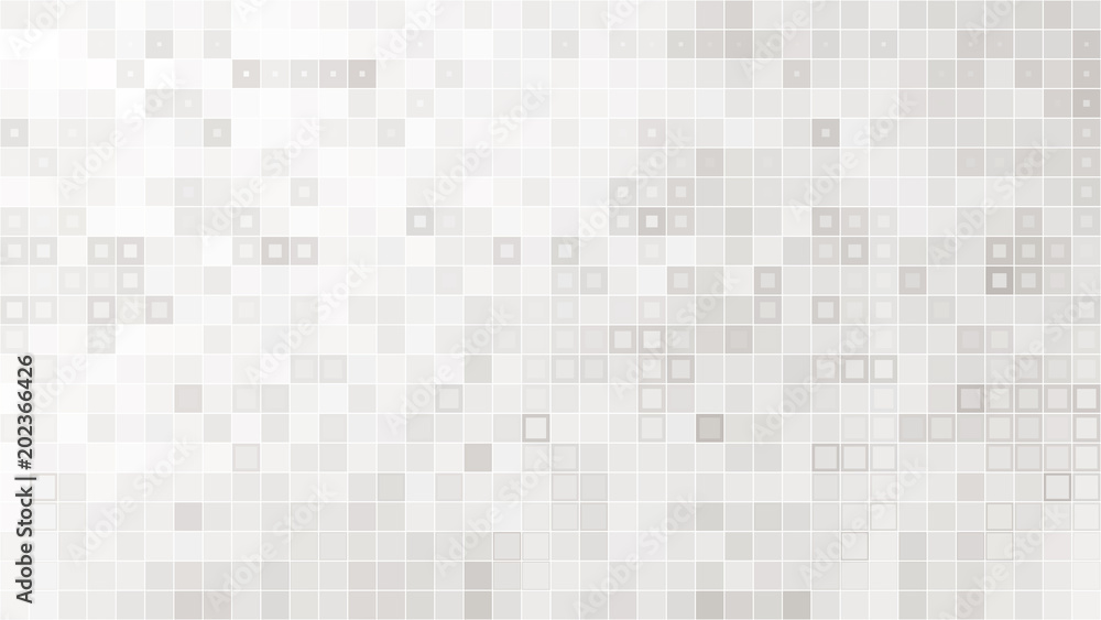 White vector squared mosaic seamless pattern. White vector squared mosaic seamless pattern.