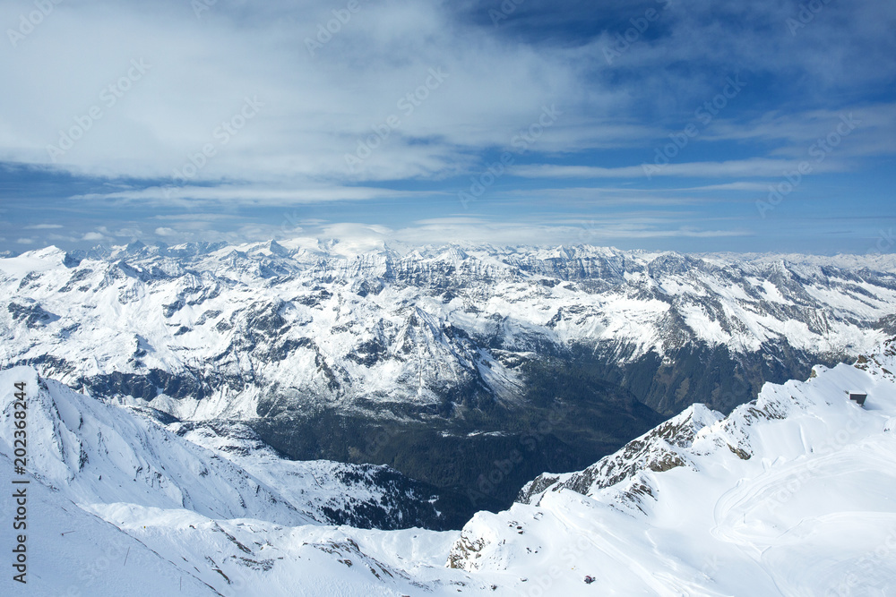 beautiful alpen peaks