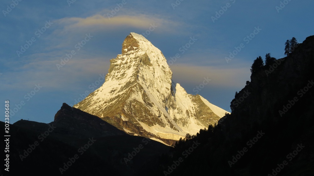 Matterhorn at sunrise, Switzerland