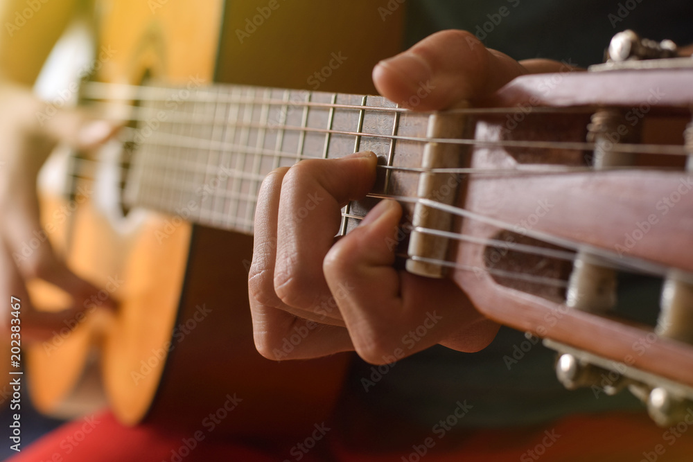 Fototapeta premium guitar player