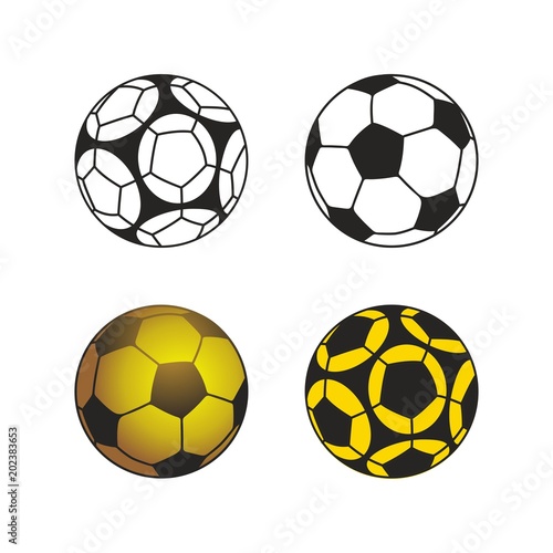 soocer ball icon vector