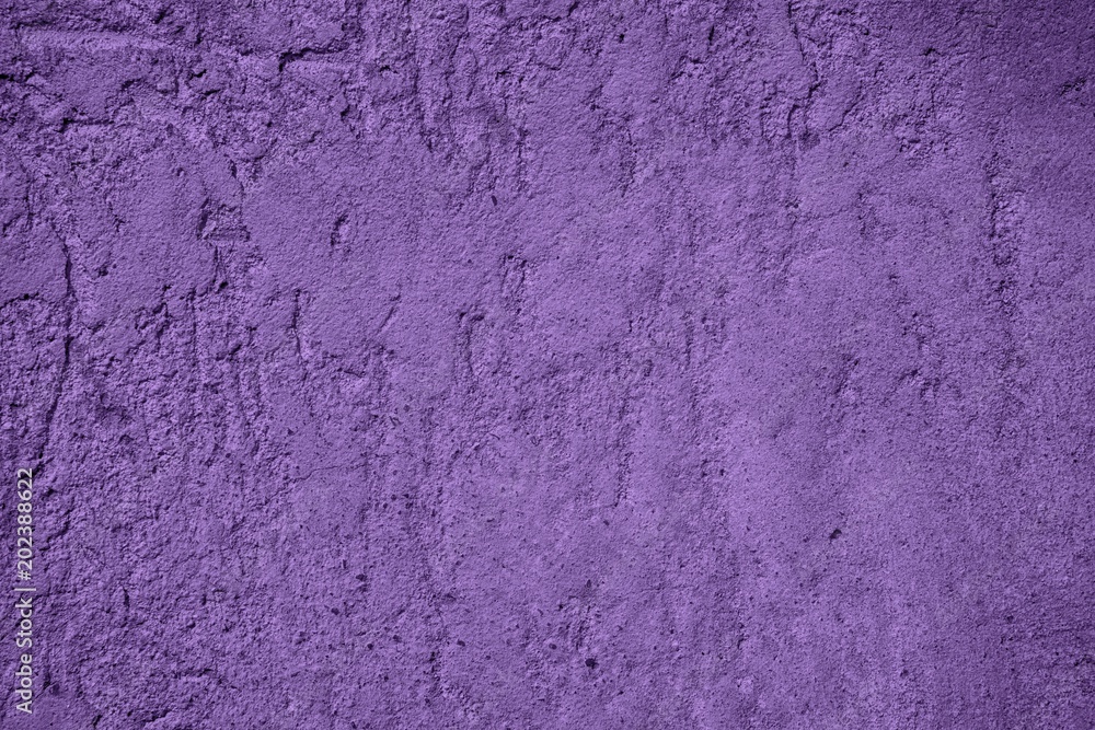 Ultra purple Plaster concrete texture, stone surface, rock cracked background for postcard Ultra purple Plaster concrete texture, stone surface, rock cracked background for postcard
