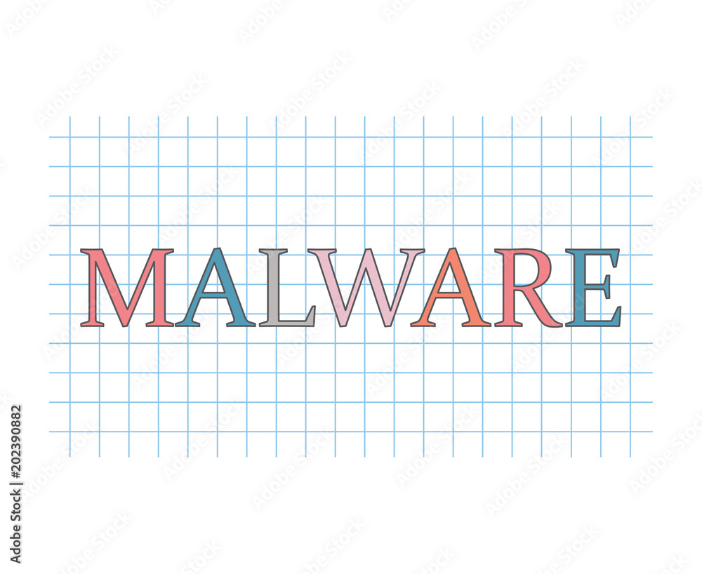 malware concept- vector illustration