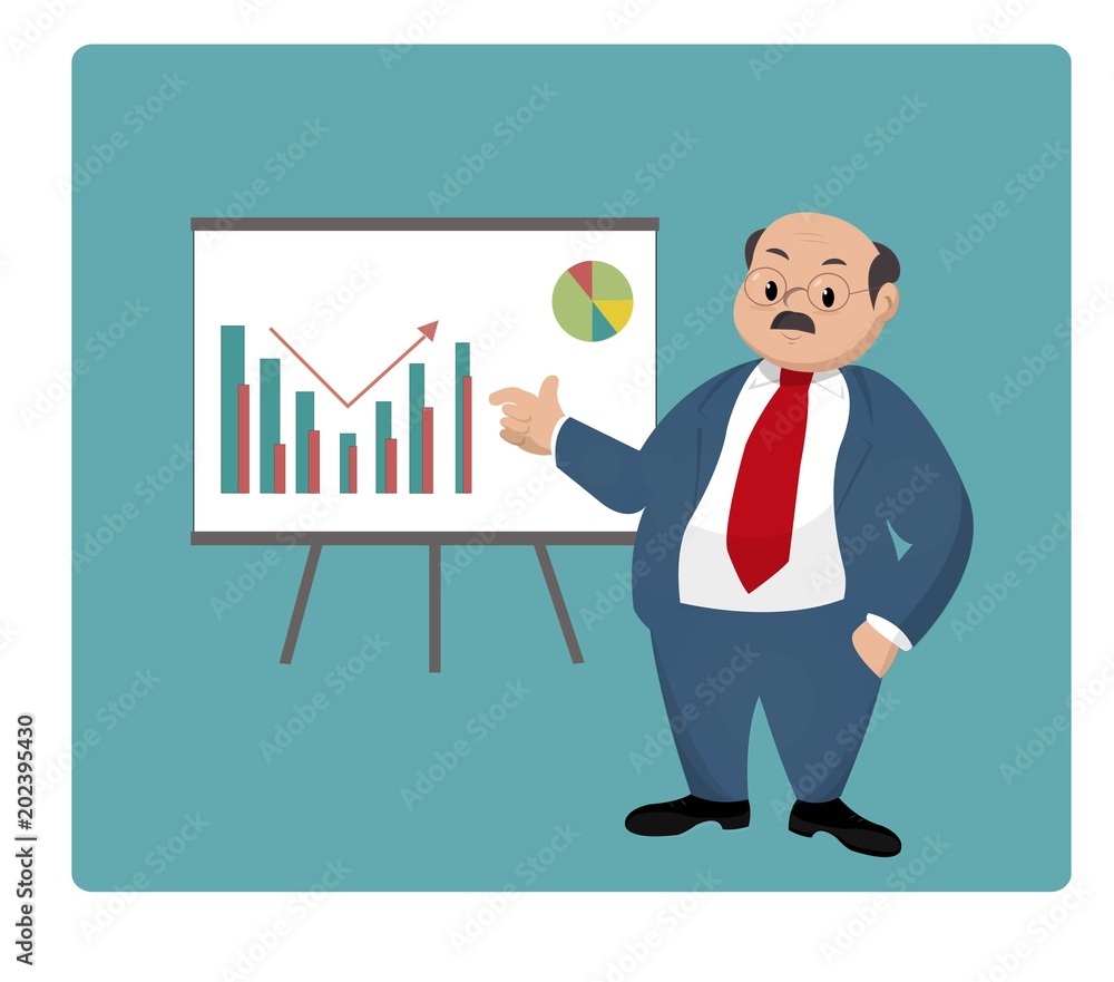cartoon illustration of boss.businessman character vector illustration cartoon illustration of boss.businessman character vector illustration