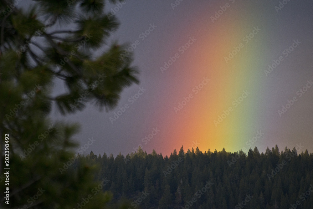 Rainbow in Truckee Tahoe Rainbow in Truckee Tahoe