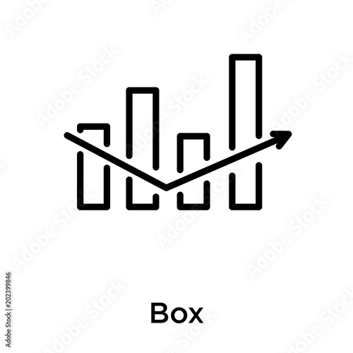 Box icon isolated on white background