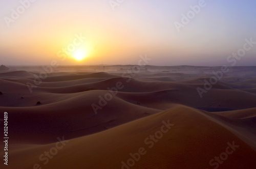 Fototapeta Naklejka Na Ścianę i Meble -  Sahara sunset 2