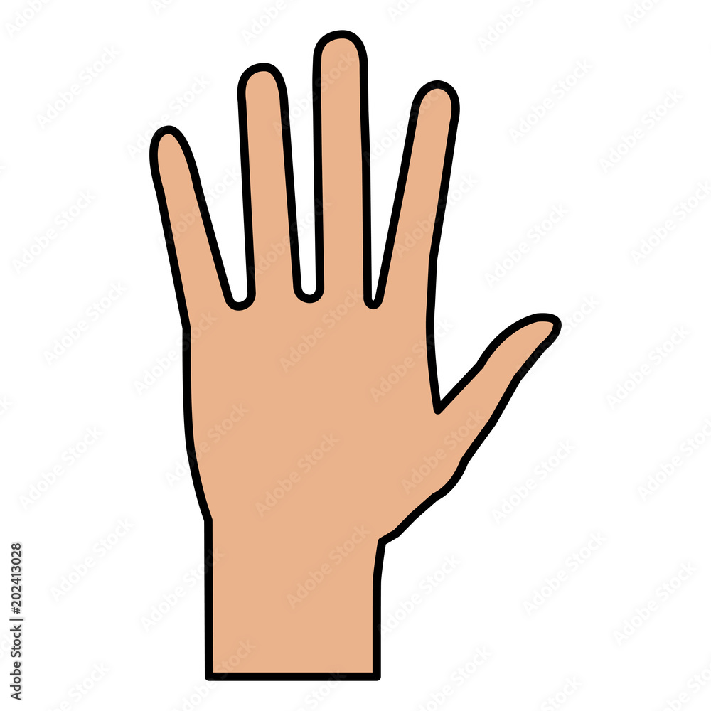hand human isolated icon vector illustration design hand human isolated icon vector illustration design