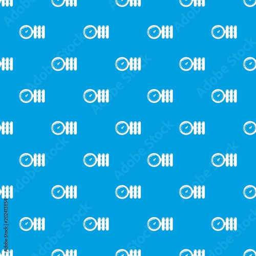 Manometer pattern vector seamless blue repeat for any use