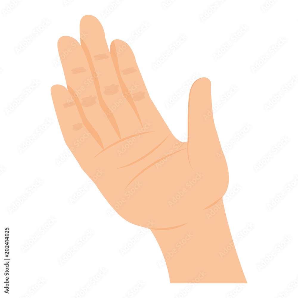 hand human isolated icon vector illustration design hand human isolated icon vector illustration design