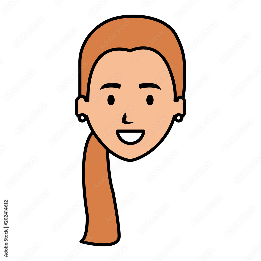 beautiful woman head avatar character vector illustration design beautiful woman head avatar character vector illustration design