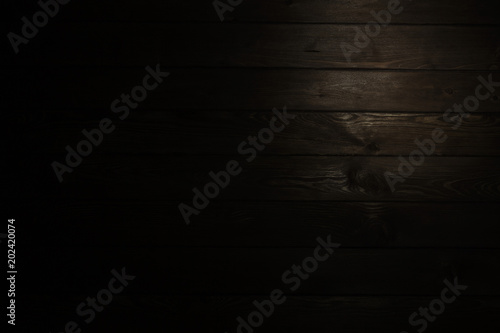Wooden dark background